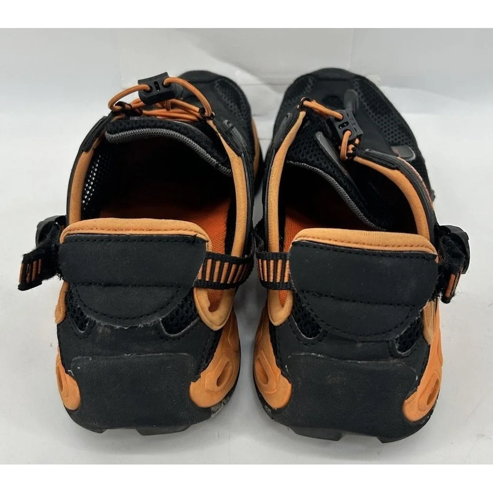 HUMTTO Amphibious Water Slip On Shoes Black With Orange Men's Size 7.5-8